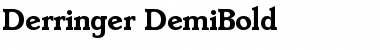 Download Derringer-DemiBold Regular Font Title Preview