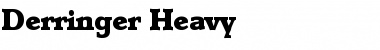 Download Derringer-Heavy Regular Font Title Preview