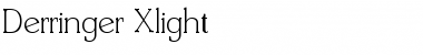 Download Derringer-Xlight Regular Font Title Preview