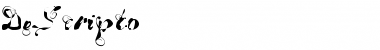 Download DeScripto Regular Font Title Preview