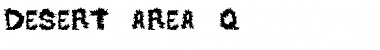 Download DESERT AREA-Q Regular Font Title Preview