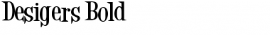 Download Desigers Bold Font Title Preview