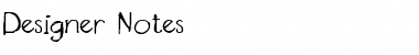 Download Designer Notes Regular Font Title Preview