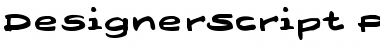 Download DesignerScript Plain Regular Font Title Preview