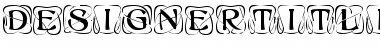 Download DesignerTitlingCaps Regular Font Title Preview