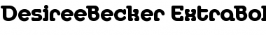 Download DesireeBecker-ExtraBold Regular Font Title Preview