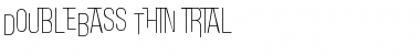 Download DoubleBass Thin Regular Font Title Preview