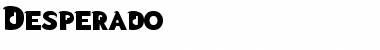 Download Desperado Regular Font Title Preview
