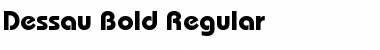 Download Dessau-Bold Regular Font Title Preview