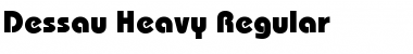 Download Dessau-Heavy Regular Font Title Preview