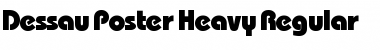 Download Dessau-Poster-Heavy Regular Font Title Preview