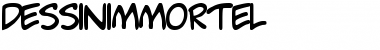 Download DessinImmortel Regular Font Title Preview