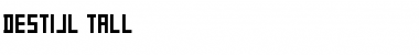 Download DeStijl Tall Font Title Preview