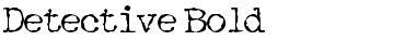 Download Detective Bold Font Title Preview