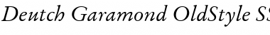 Download Deutch Garamond OldStyle SSi Normal Font Title Preview