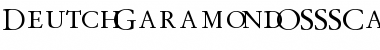 Download DeutchGaramondOSSSCapsSSK Regular Font Title Preview