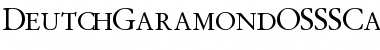 Download DeutchGaramondOSSSCapsSSK Regular Font Title Preview