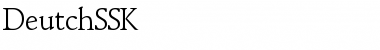 Download DeutchSSK Regular Font Title Preview