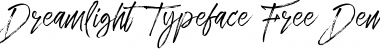 Download Dreamlight Typeface Free Demo Regular Font Title Preview