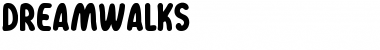 Download Dreamwalks Regular Font Title Preview