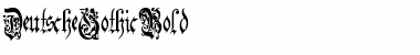 Download DeutscheGothicBold Regular Font Title Preview