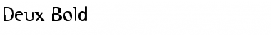 Download Deux Bold Font Title Preview