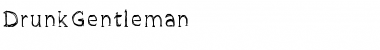 Download Drunk Gentleman Regular Font Title Preview