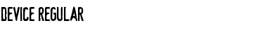 Download Device Regular Font Title Preview