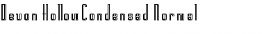 Download Devon-HollowCondensed Normal Font Title Preview