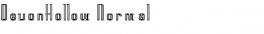 Download DevonHollow Normal Font Title Preview
