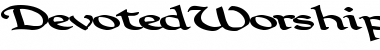 Download DevotedWorship107 Bold Font Title Preview