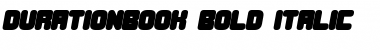 Download Duration Book Bold Italic Font Title Preview