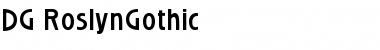 Download DG_RoslynGothic Normal Font Title Preview