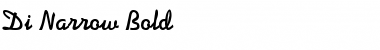 Download Di Narrow Bold Font Title Preview