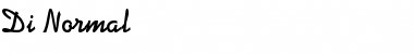 Download Di Normal Font Title Preview