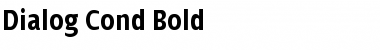 Download Dialog Cond Bold Font Title Preview