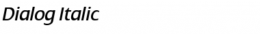 Download Dialog Italic Font Title Preview