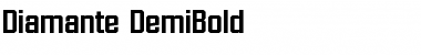 Download Diamante-DemiBold Regular Font Title Preview