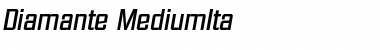 Download Diamante-MediumIta Regular Font Title Preview