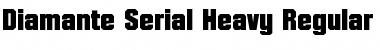 Download Diamante-Serial-Heavy Regular Font Title Preview