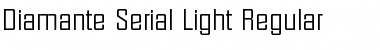 Download Diamante-Serial-Light Regular Font Title Preview