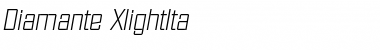 Download Diamante-XlightIta Regular Font Title Preview