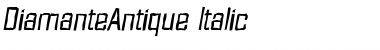 Download DiamanteAntique Italic Font Title Preview