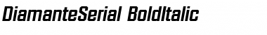 Download DiamanteSerial BoldItalic Font Title Preview