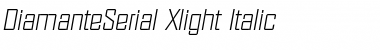 Download DiamanteSerial-Xlight Italic Font Title Preview