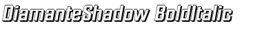 Download DiamanteShadow BoldItalic Font Title Preview