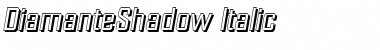 Download DiamanteShadow Italic Font Title Preview