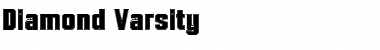 Download Diamond Varsity Bold Font Title Preview