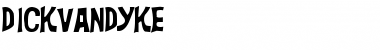 Download DickVanDyke Regular Font Title Preview