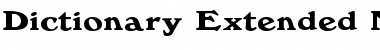 Download DictionaryExtended Normal Font Title Preview